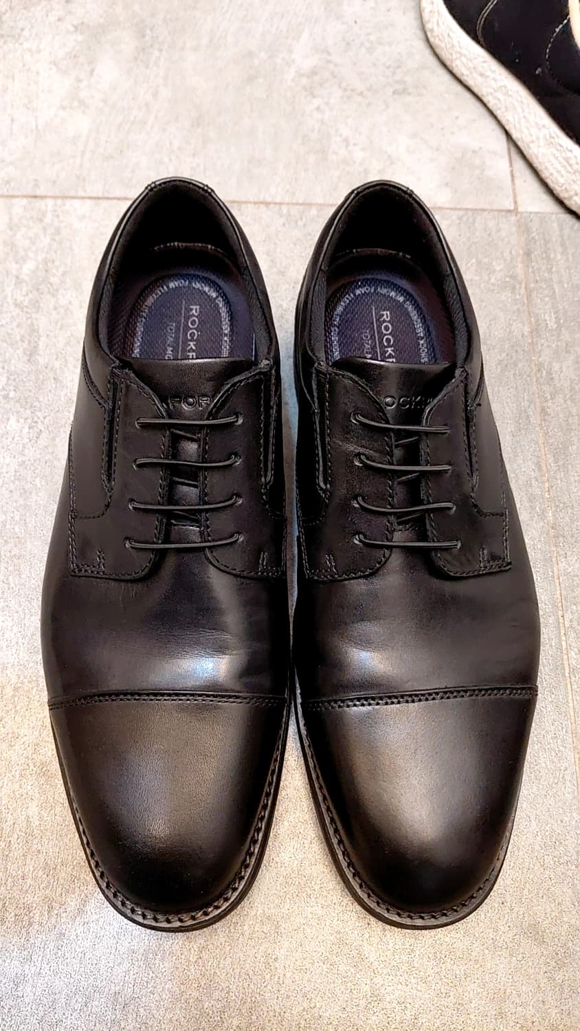 락포트 정장 구두 (토탈모션 털핀 캡토 Black) 상품이미지4