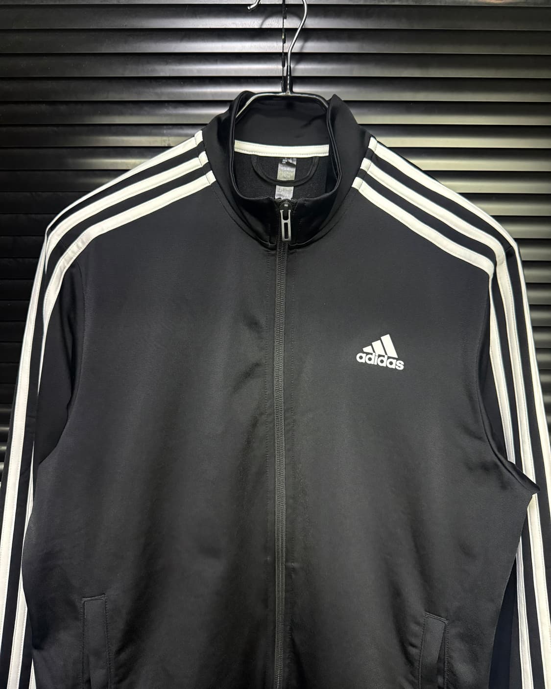 아디다스 검흰 블랙 화이트 트랙탑 져지 저자 집업 파이어버드 올드스쿨 L 상품이미지4
