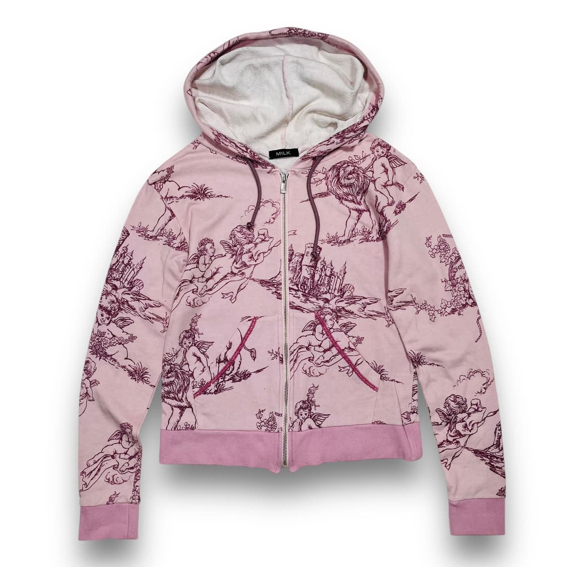 MILK 90s Cupid Pink Hoodie Zip-Up 상품이미지2