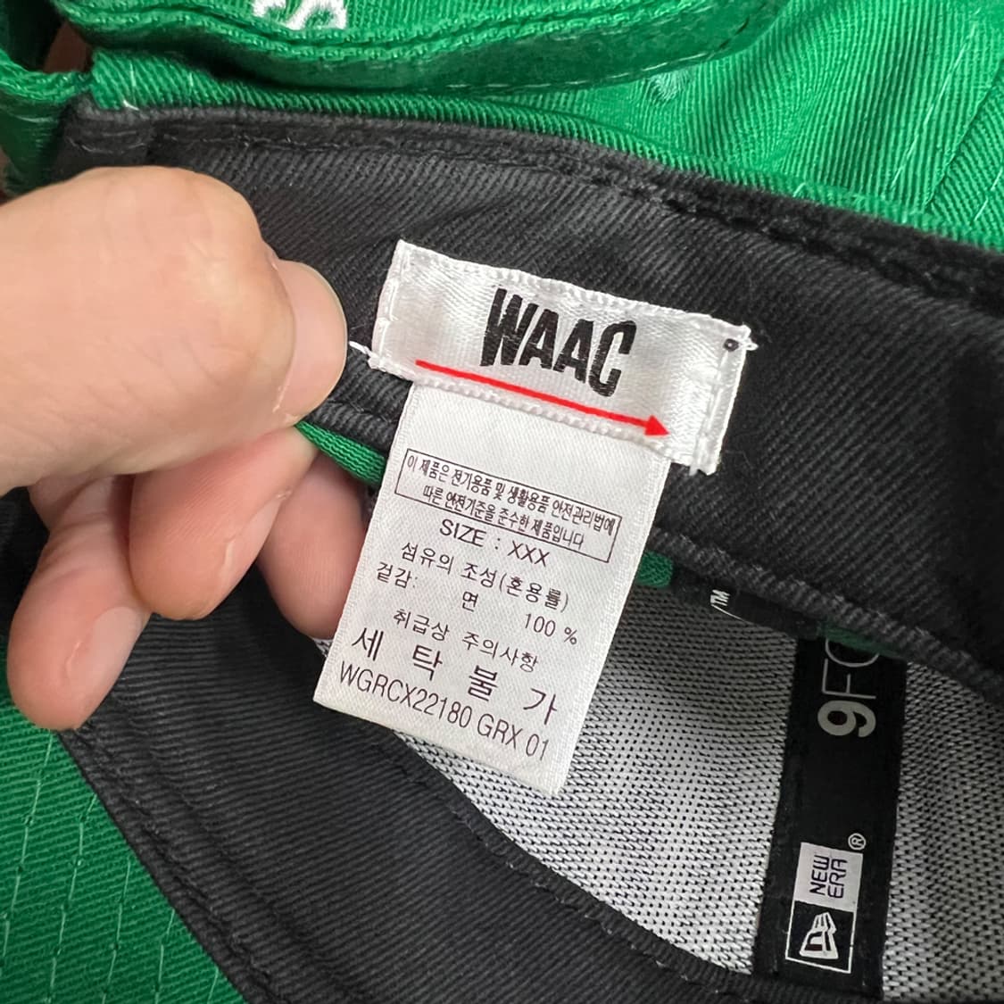WAAC 왁 x 뉴에라 골프 볼캡 모자 상품이미지5