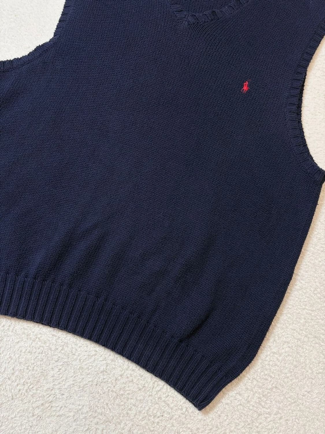폴로 랄프로렌 90's 코튼 니트 조끼 PN6258 상품이미지3