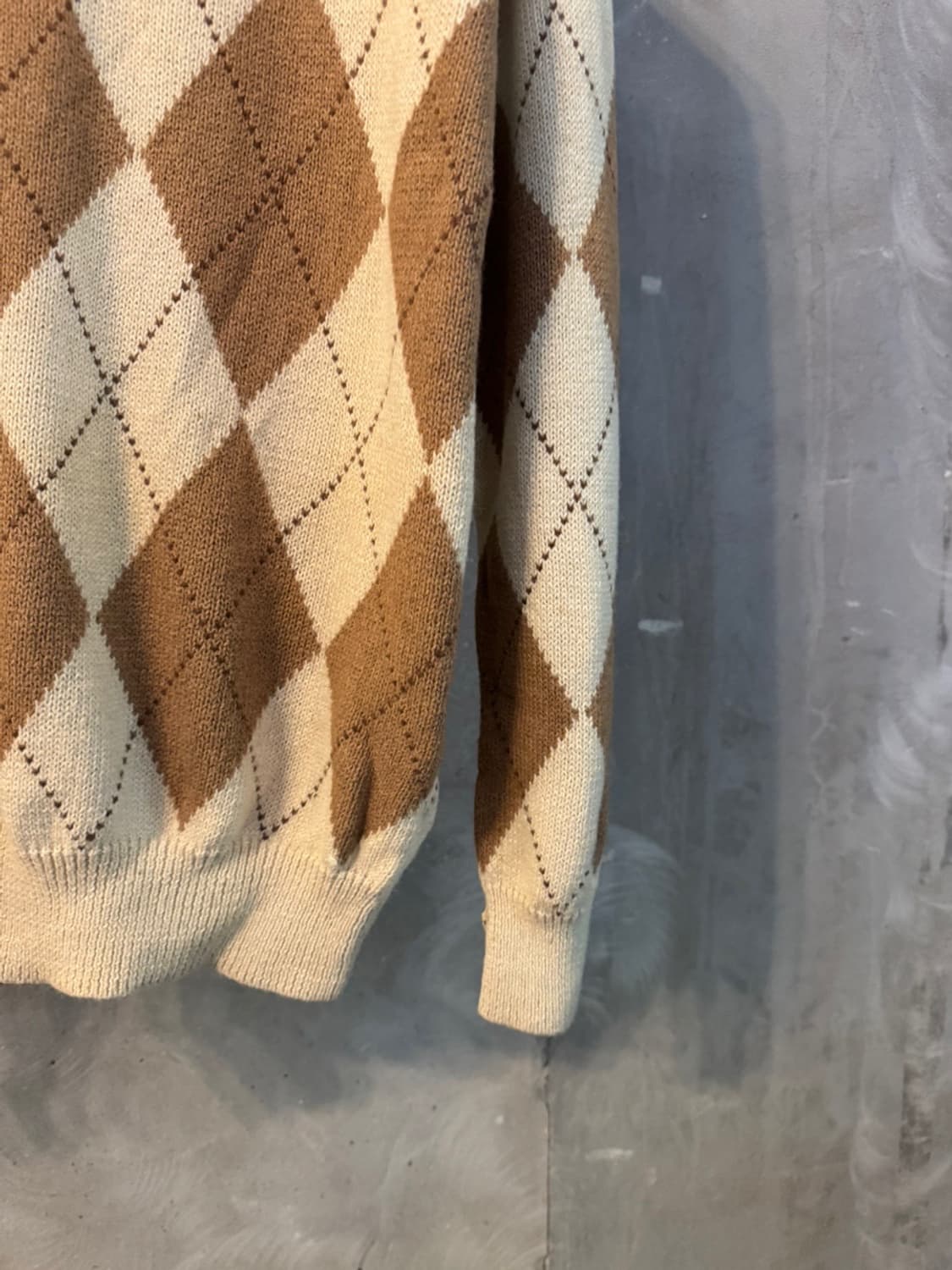 폴로 랄프로렌 알파카 코튼 아가일 니트 100 상품이미지7