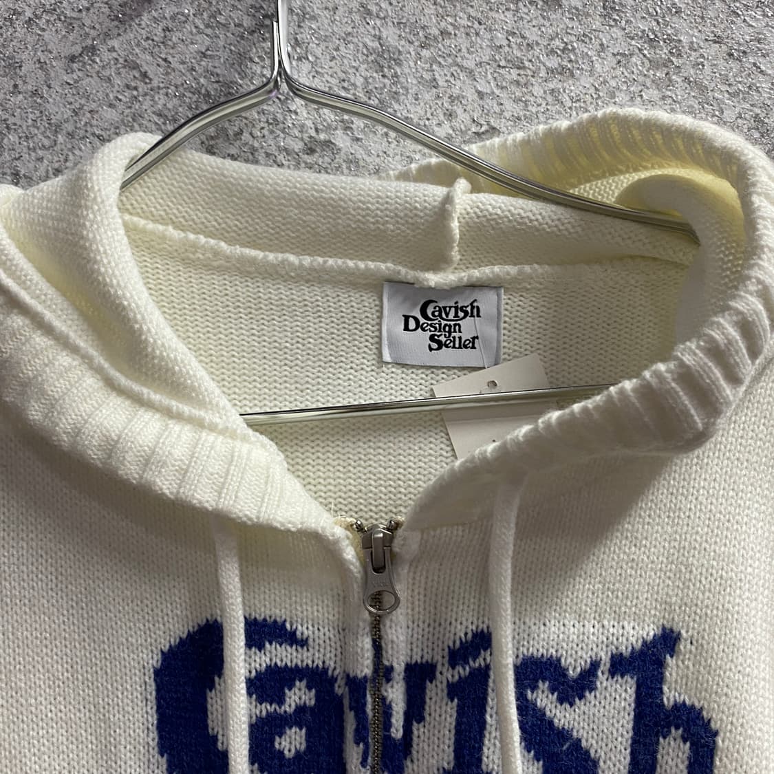 Cavish Design Seller 투웨이 후드 니트집업 B3957 상품이미지3