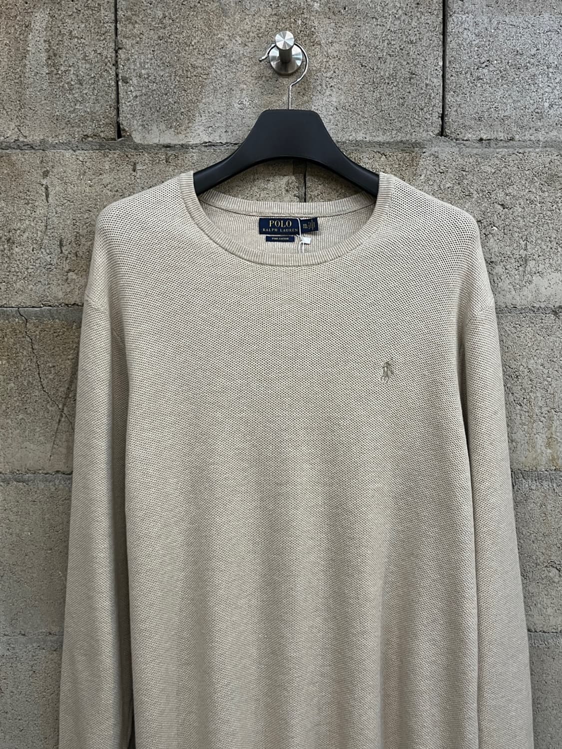 폴로 랄프 로렌 베이지 와플 니트 상품이미지2