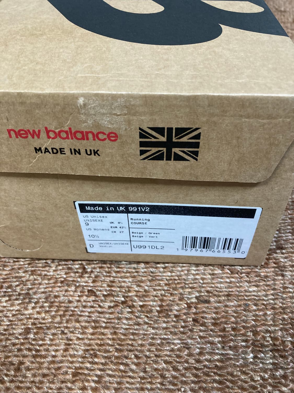 뉴발란스 991v2 270 새상품 (크림가40이상) 상품이미지3