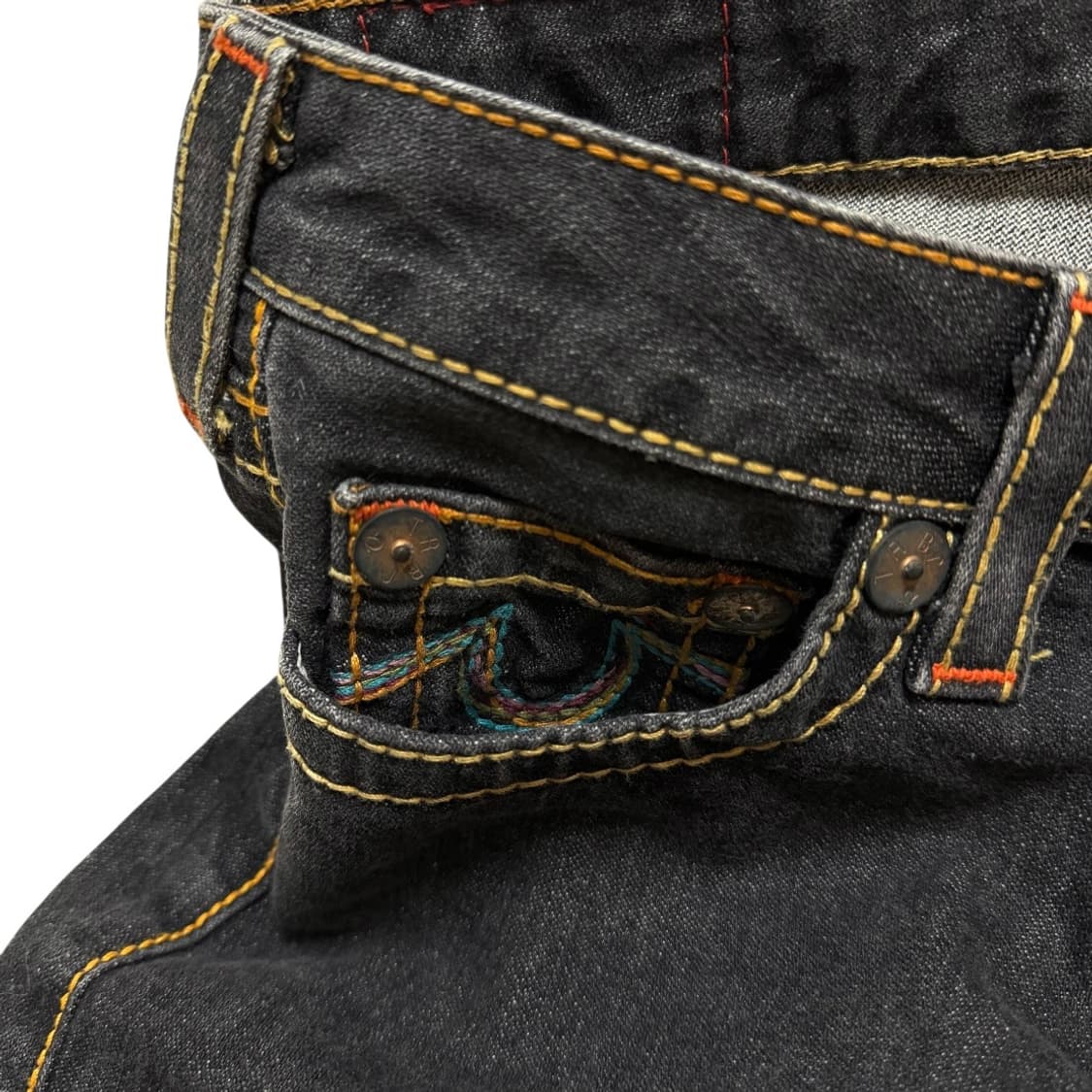 00s True Religion 로우라이즈 부츠컷 데님 상품이미지4