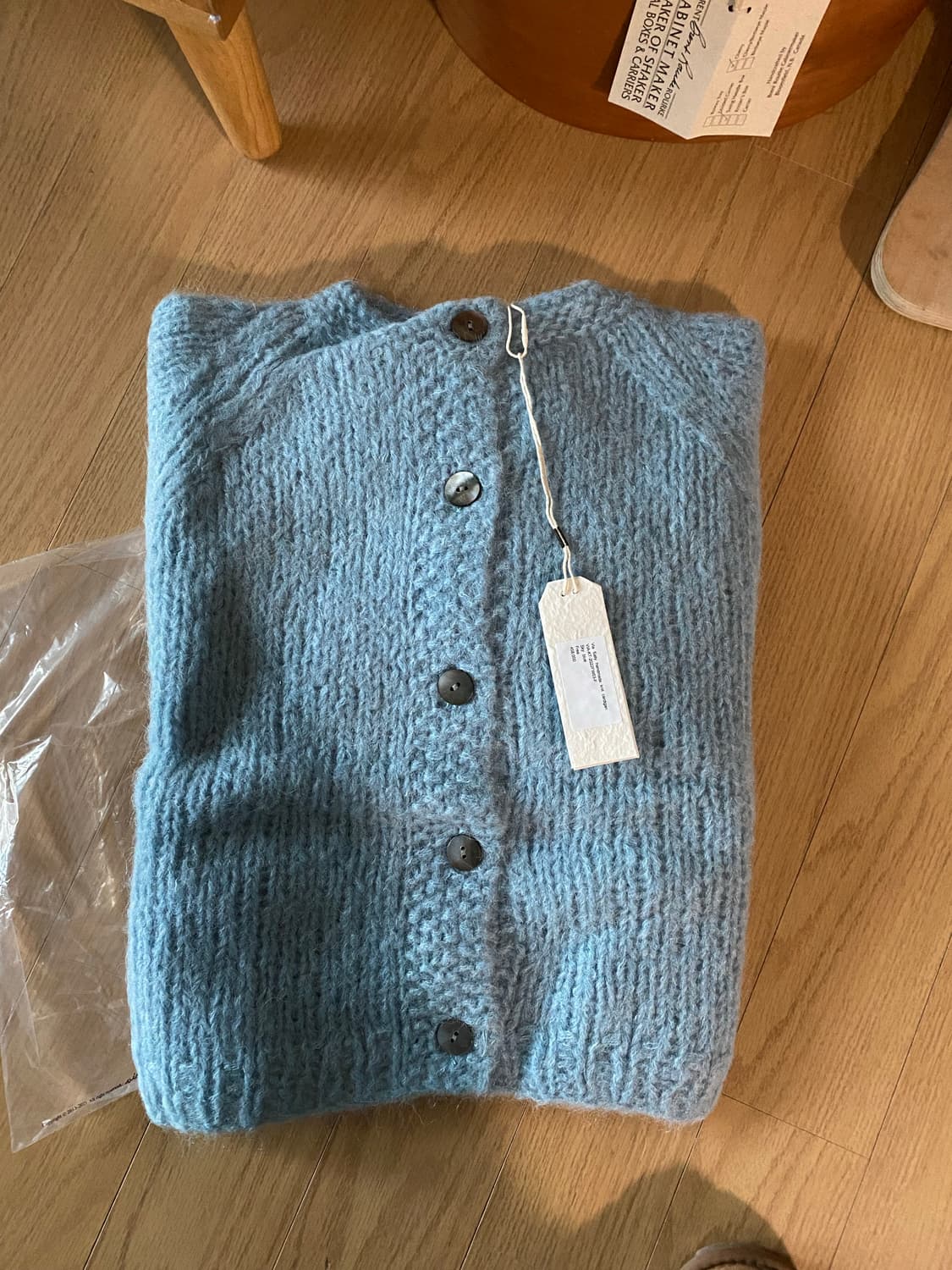 비아플레인 sally 핸드메이드 가디건 새상품 정품 상품이미지5