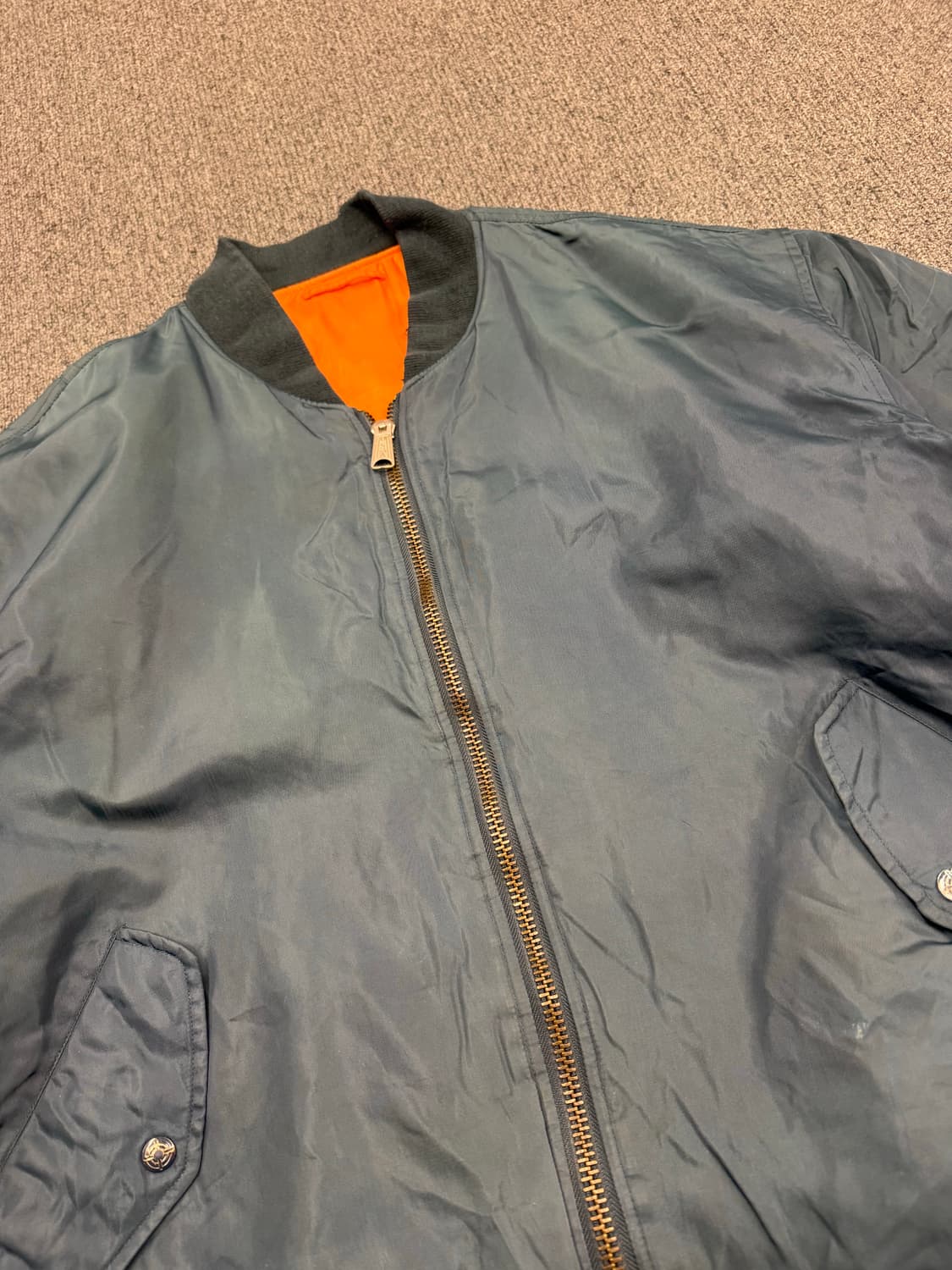 3XL)Fostex Garments 빈티지 MA-1 항공점퍼 상품이미지3