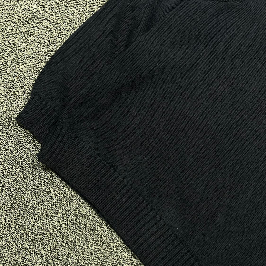 폴로 딥네이비 코튼 라운드 니트 상품이미지3