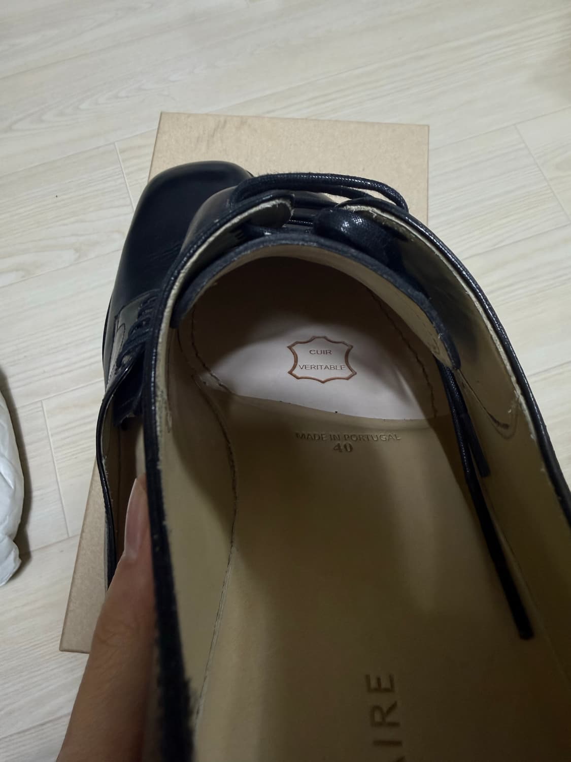 Lemaire Buffalo leather Derbies 25fw 상품이미지7