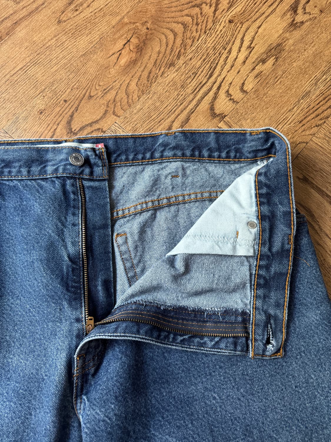 [40]리바이스 517 빈티지 워싱 빅사이즈 플레어진 F56 상품이미지3