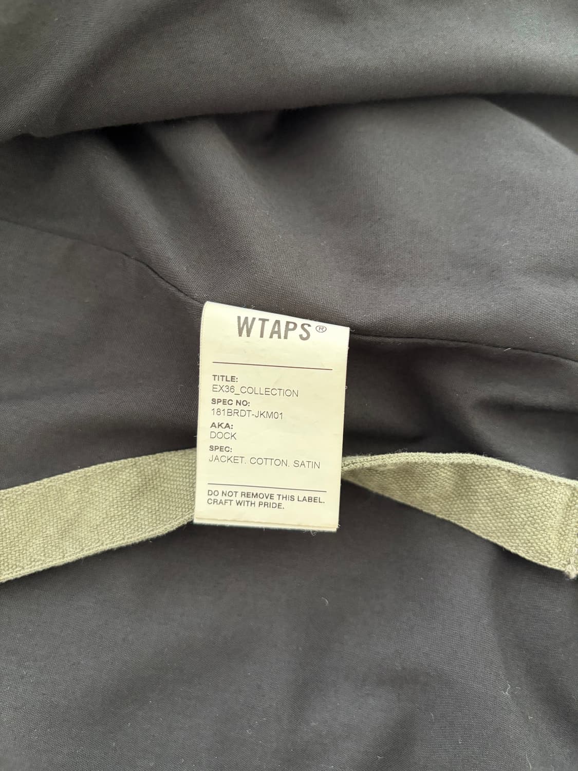 wtaps 더블탭스 dock jacket  상품이미지9