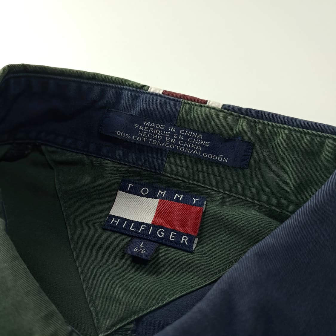 CK841 L 타미힐피거 90s 야누스 컬러 클래식 아이비 셔츠 남방 상품이미지3