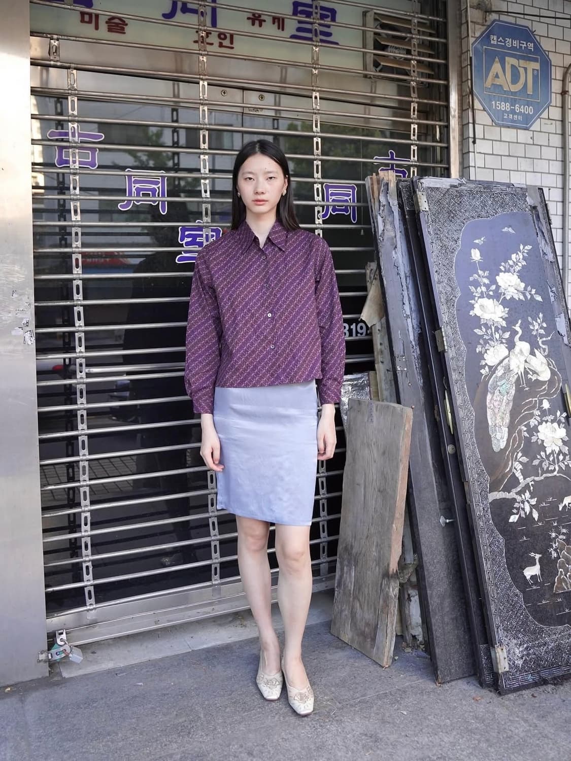 누아누 퍼플셔츠 상품이미지2