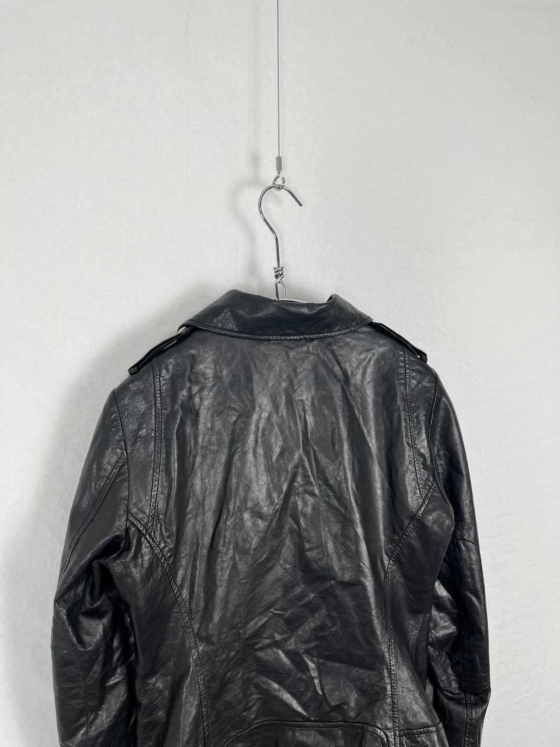Vintage 리얼레더 라이더 자켓 상품이미지9