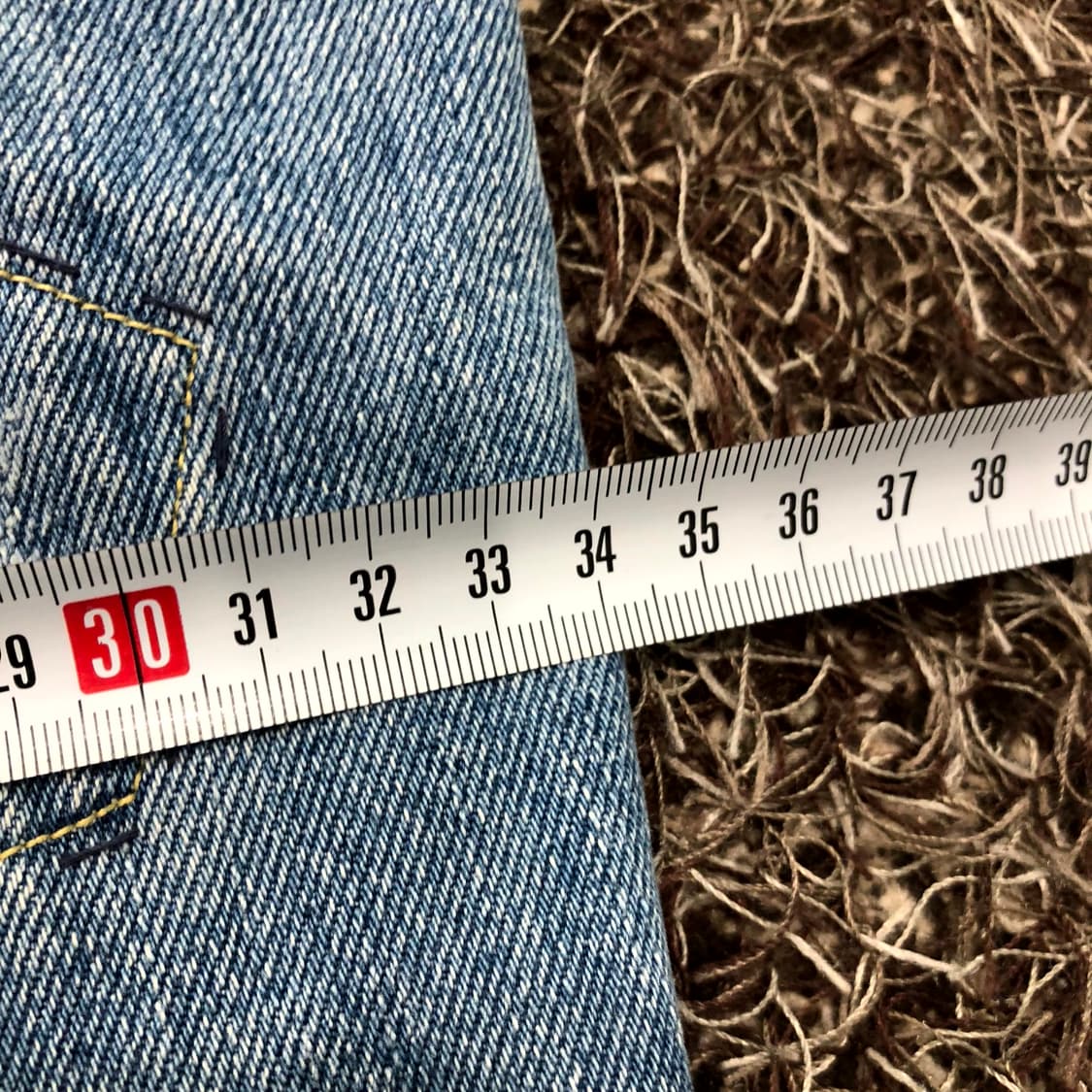 XL 써스데이 아일랜드 데미지 워싱 데님 반바지 상품이미지8