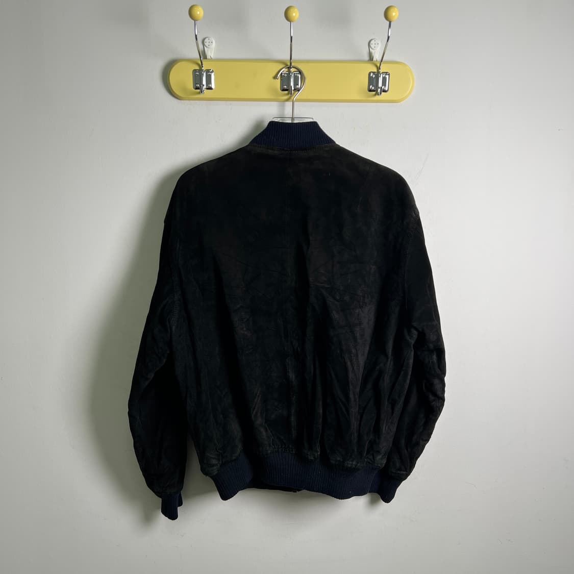 VTG 빈티지 블랙 스웨이드 ma-1 봄버 자켓 M 상품이미지2