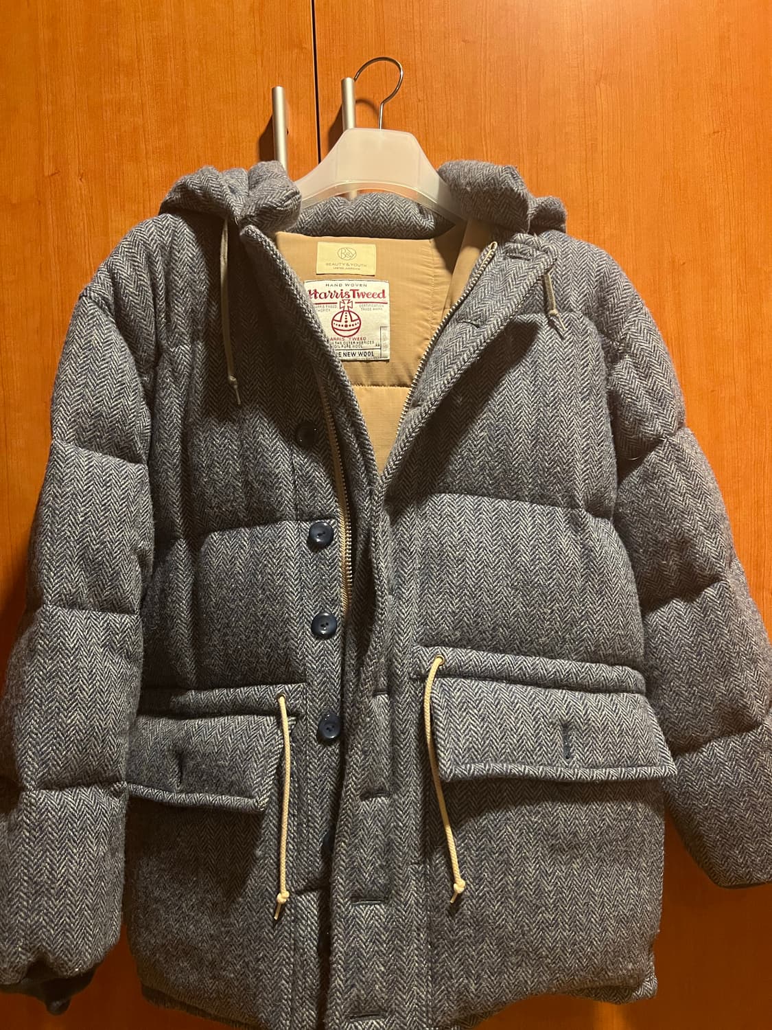 뷰티앤유스 해리스트위드패딩 상품이미지1