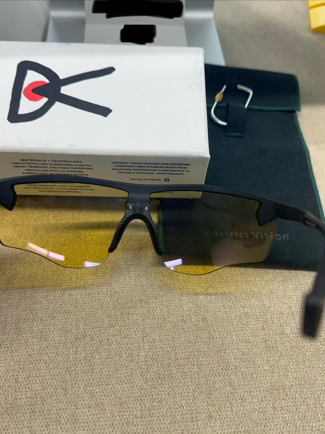 디스트릭트비전 준야레이서 옐로우 상품이미지2