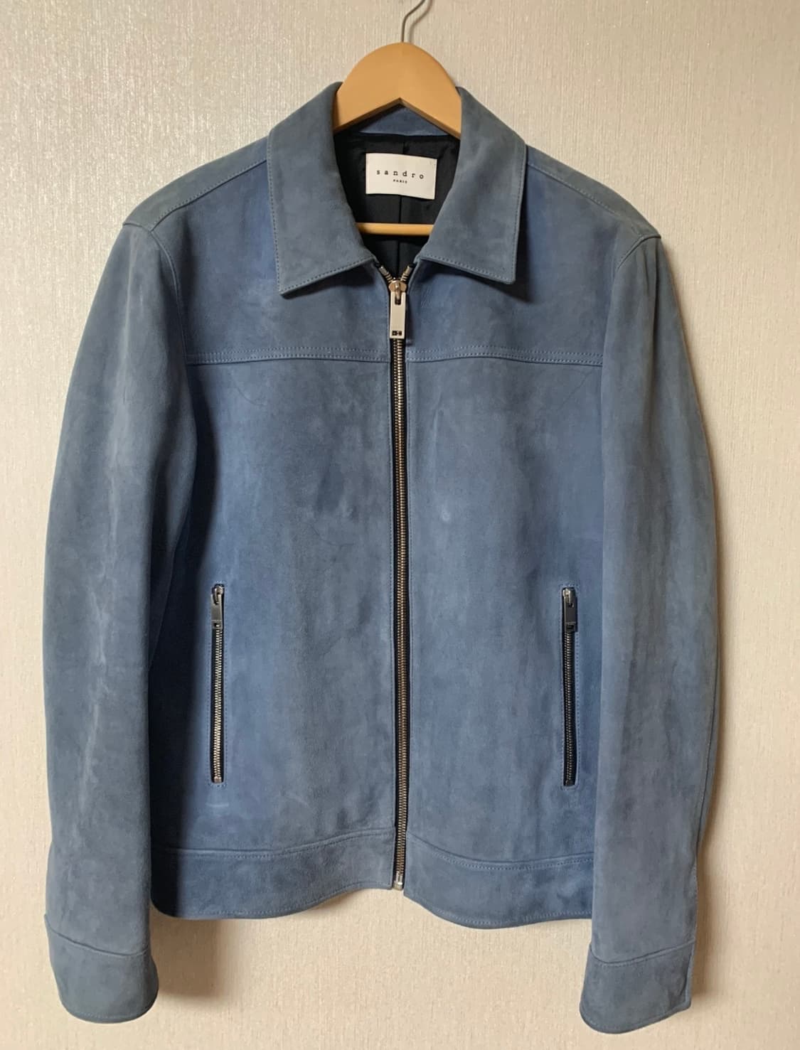 산드로옴므 스웨이드 가죽자켓 상품이미지9