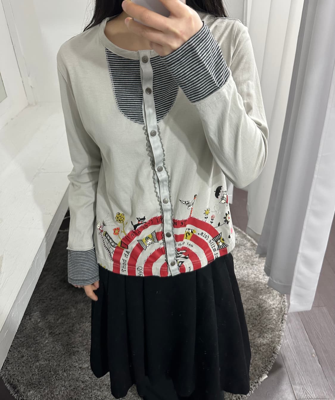 olleborebla design cardigan 상품이미지4