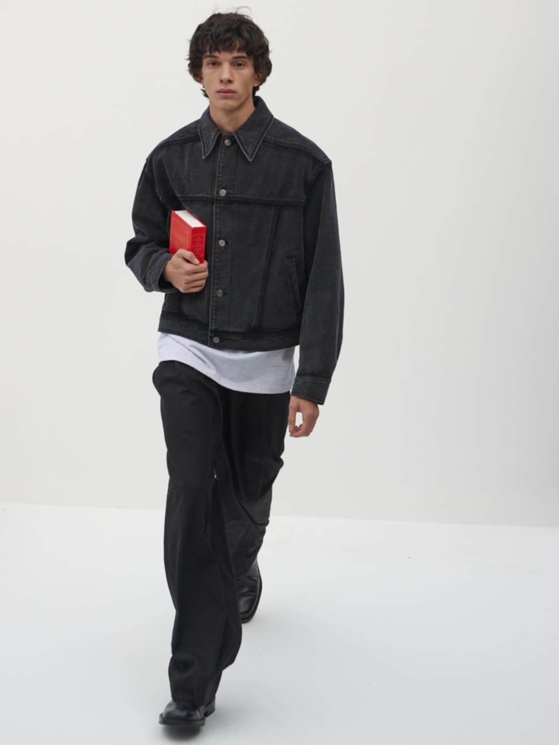 coor 쿠어 페이디드 워싱 트러커 데님 자켓 M 상품이미지6