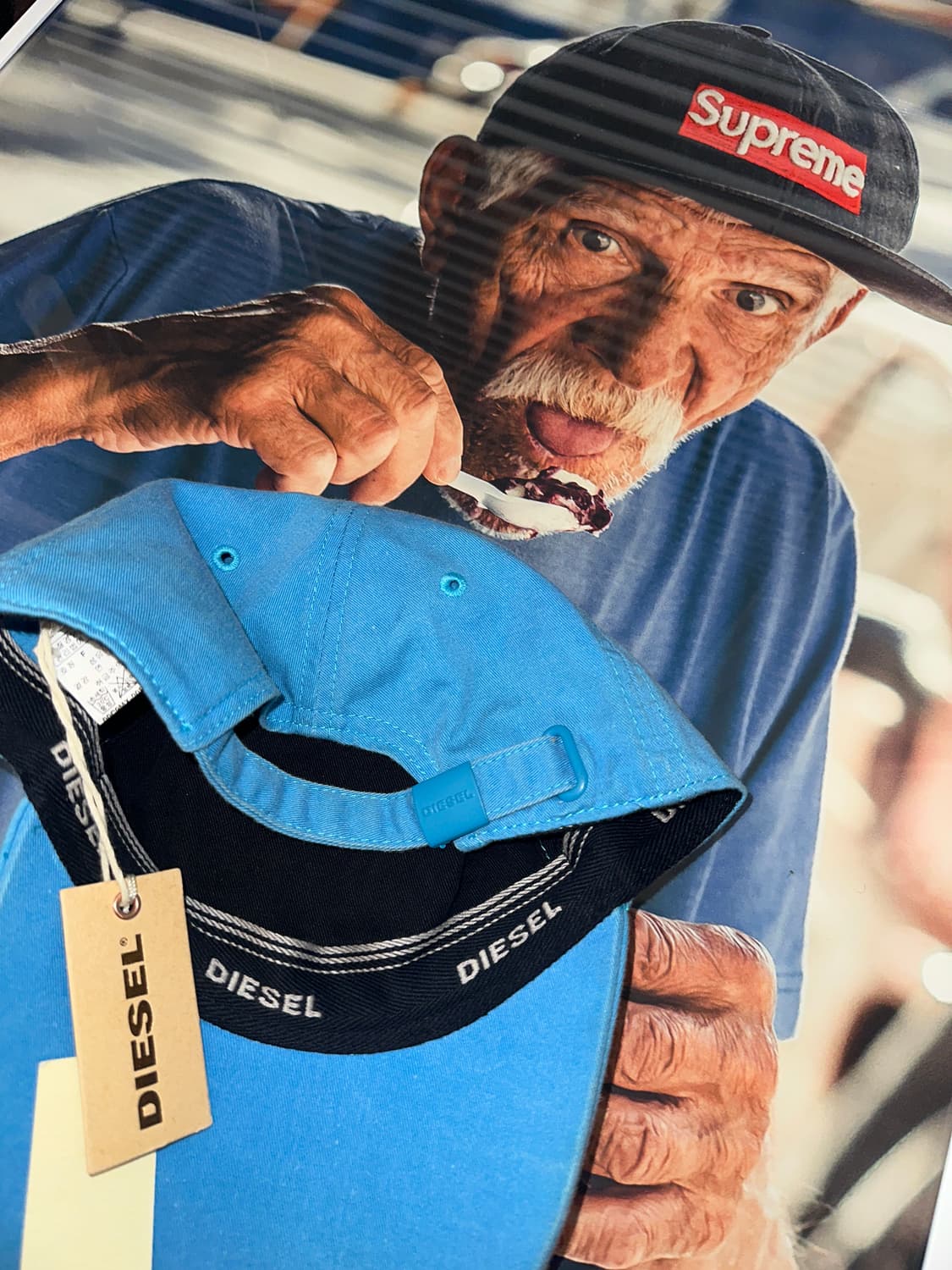 Diesel 다잉 피그먼트 볼캡 (새상품) 상품이미지3