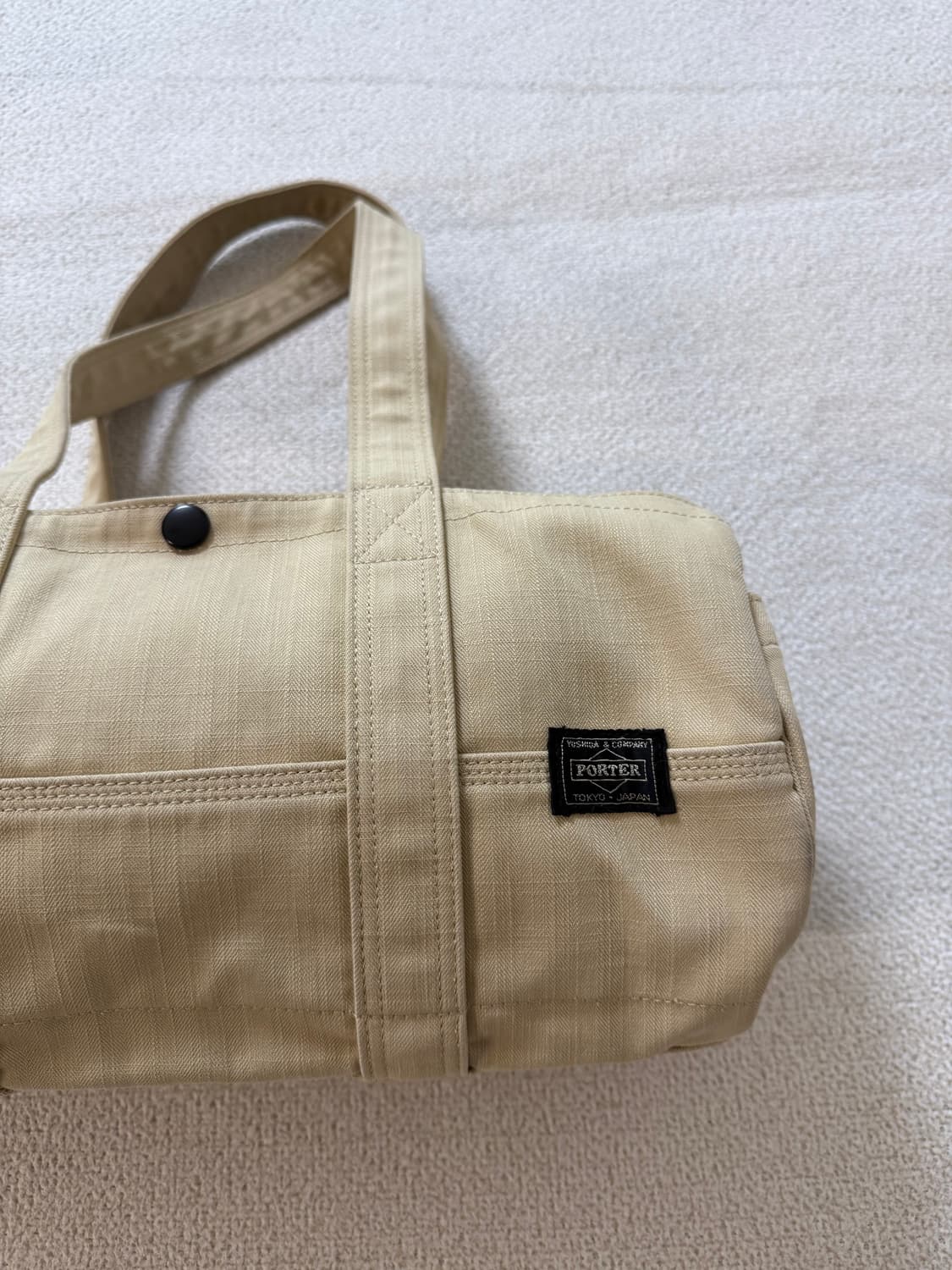 PORTER 포터 캔버스 더플백 L 베이지 색상 상품이미지3