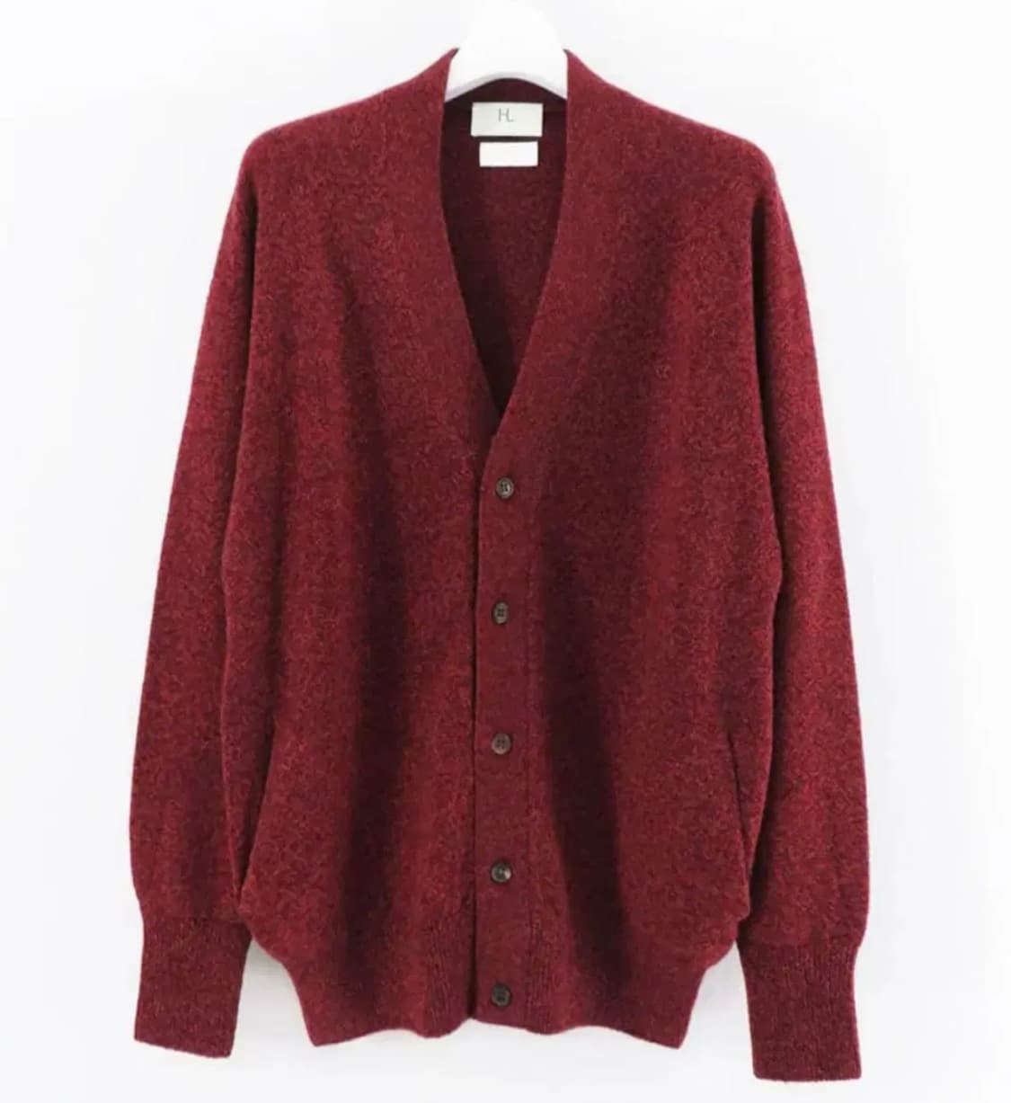 헤릴 홀가먼츠 가디건 브라운 2사이즈 탭채 새상품 판매 상품이미지1