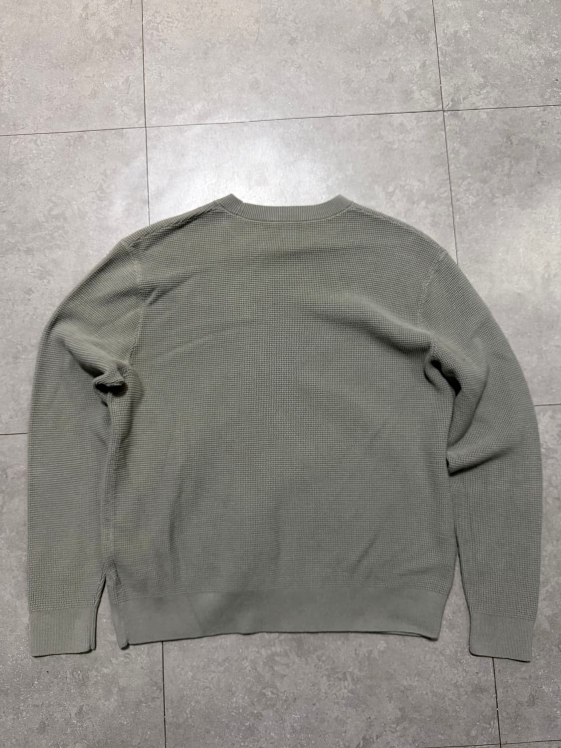 COS 빈티지 와플코튼  풀오버 니트 100size  상품이미지7