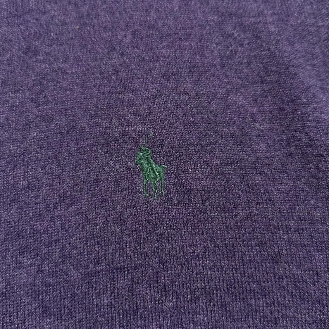 폴로 포니로고 메리노울 카라 니트 상품이미지3