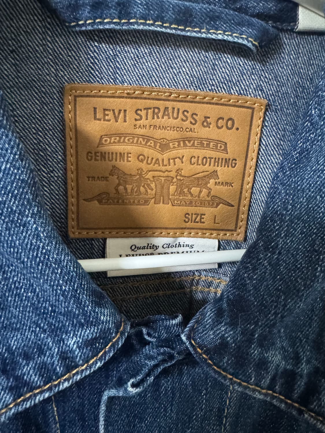 리바이스 데님 트러커 청자켓 L 상품이미지4
