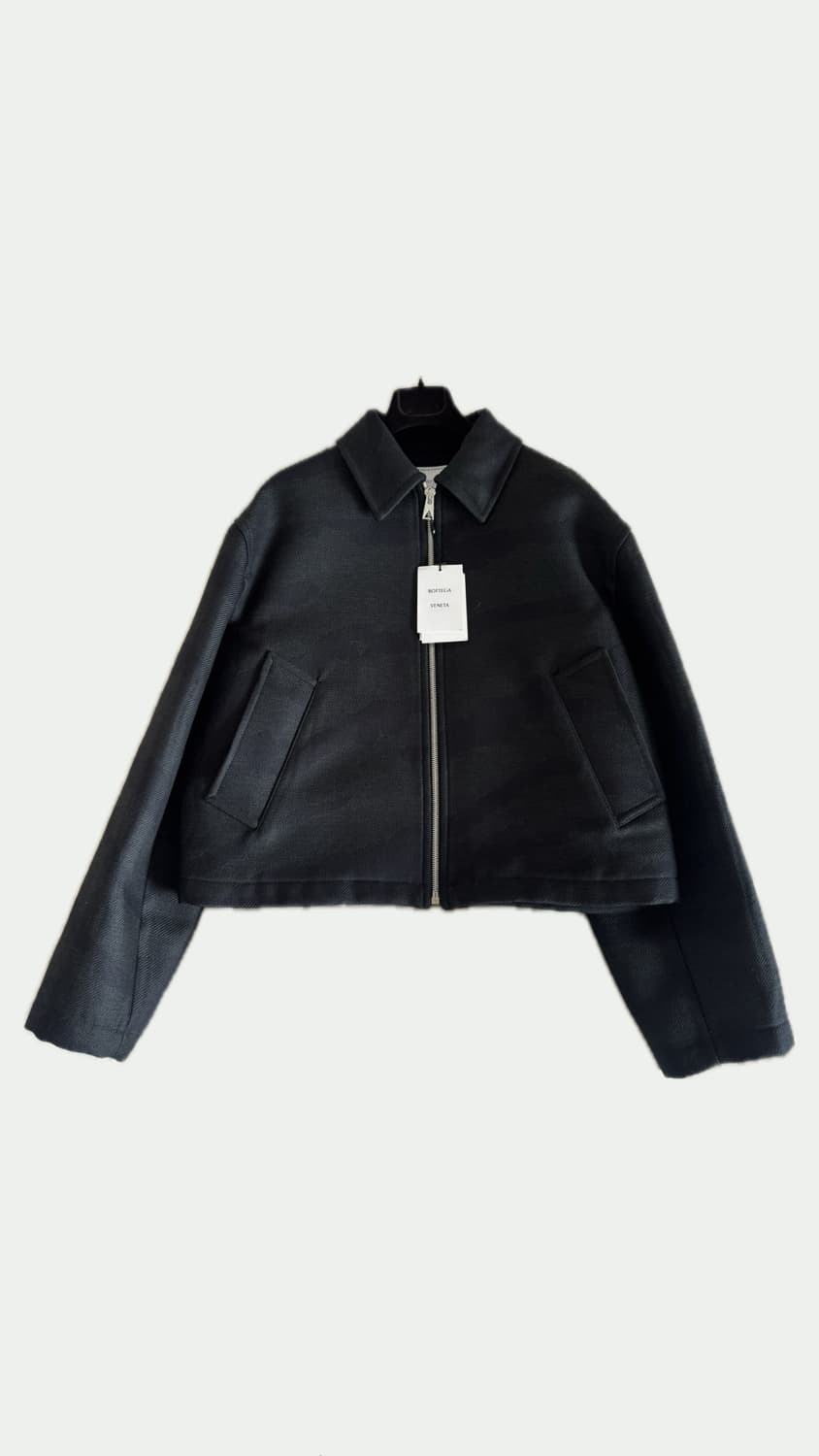 보테가 베네타 자카드 울집업블루종(50) 시착3회 상품이미지6