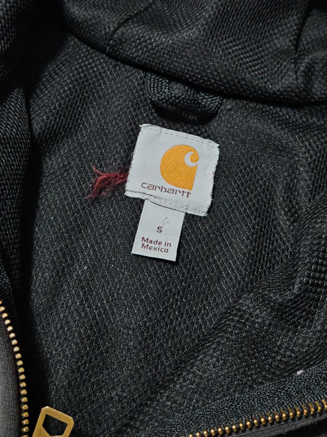 칼하트 썬페이딩 하드페이딩 써멀 후드집업 S 100 상품이미지6