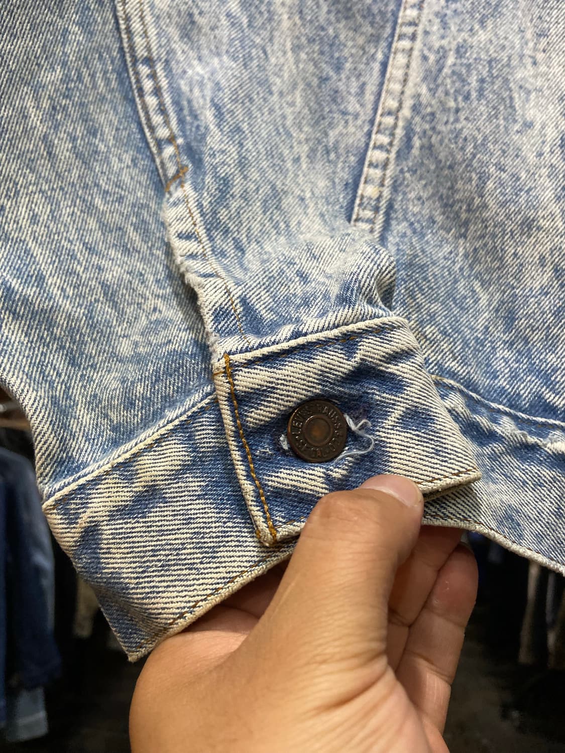 Levi's 리바이스 89년 데님 트러커 자켓 S(100size) 상품이미지4