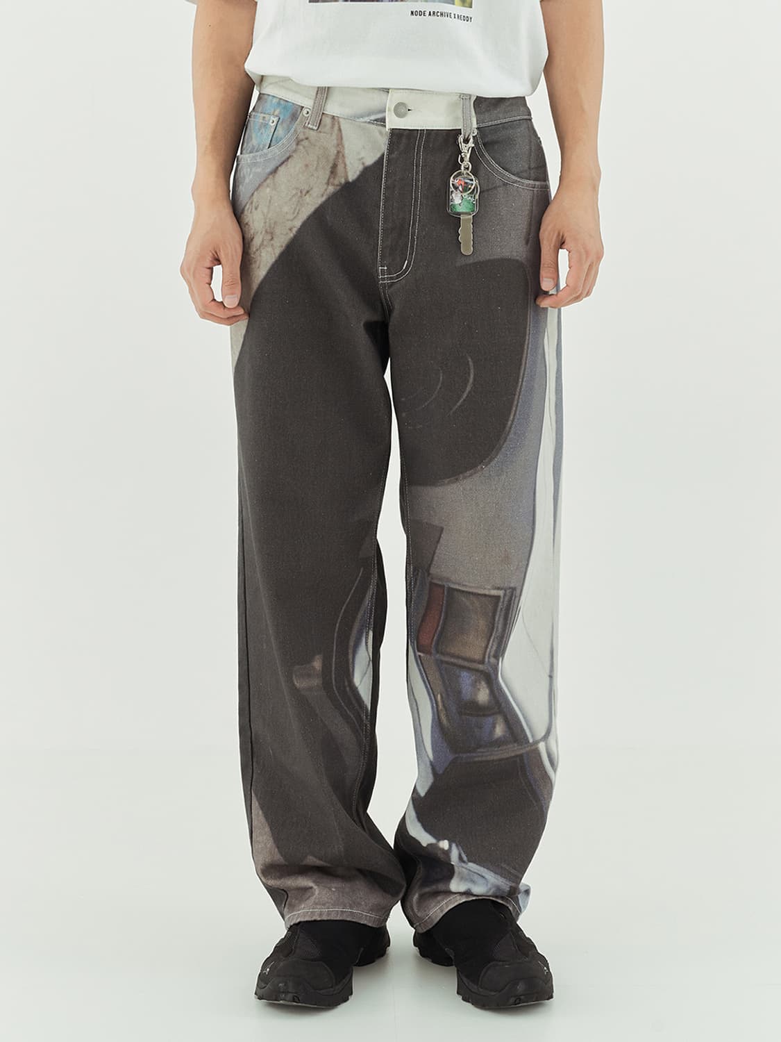 노드아카이브 디지털프린팅 데님 1사이즈 상품이미지2