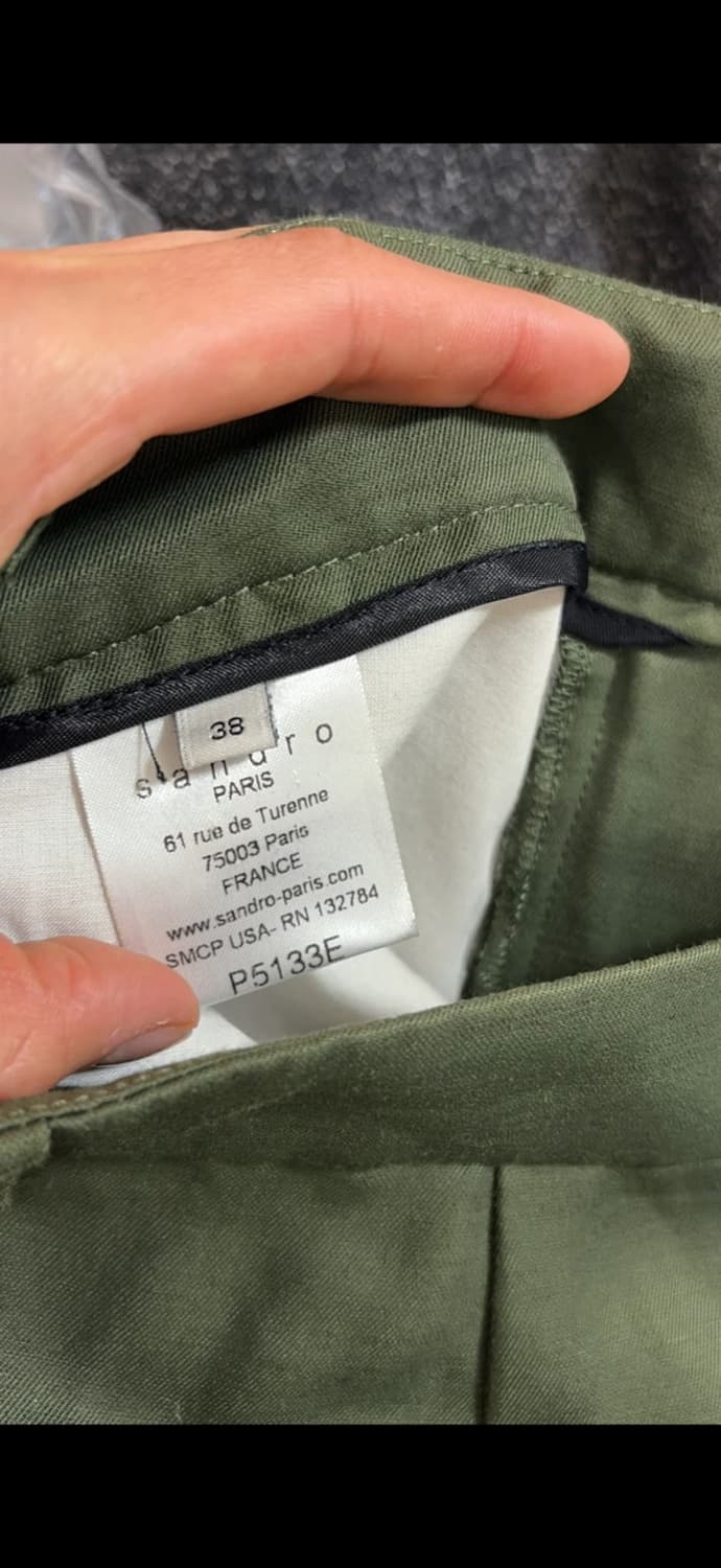 산드로 반바지 27정품  상품이미지3