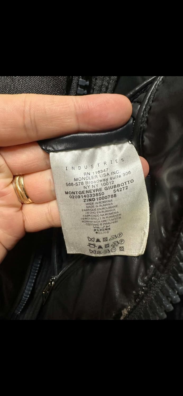 몽클레어 몽제네브르 2사이즈 그레이 패딩 상품이미지4