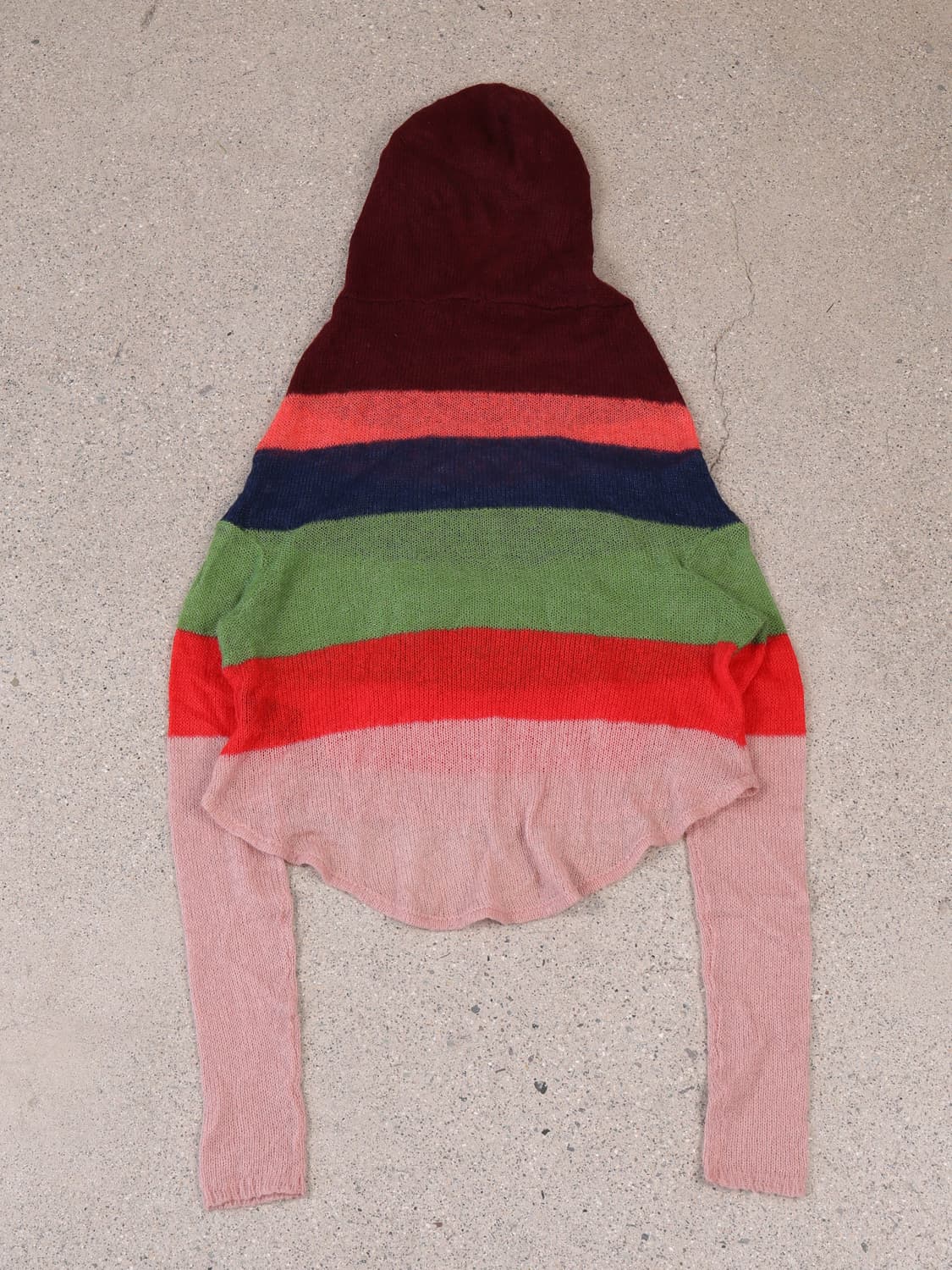 Y-3 FW12 Color Block Hooded Knit Top 상품이미지3