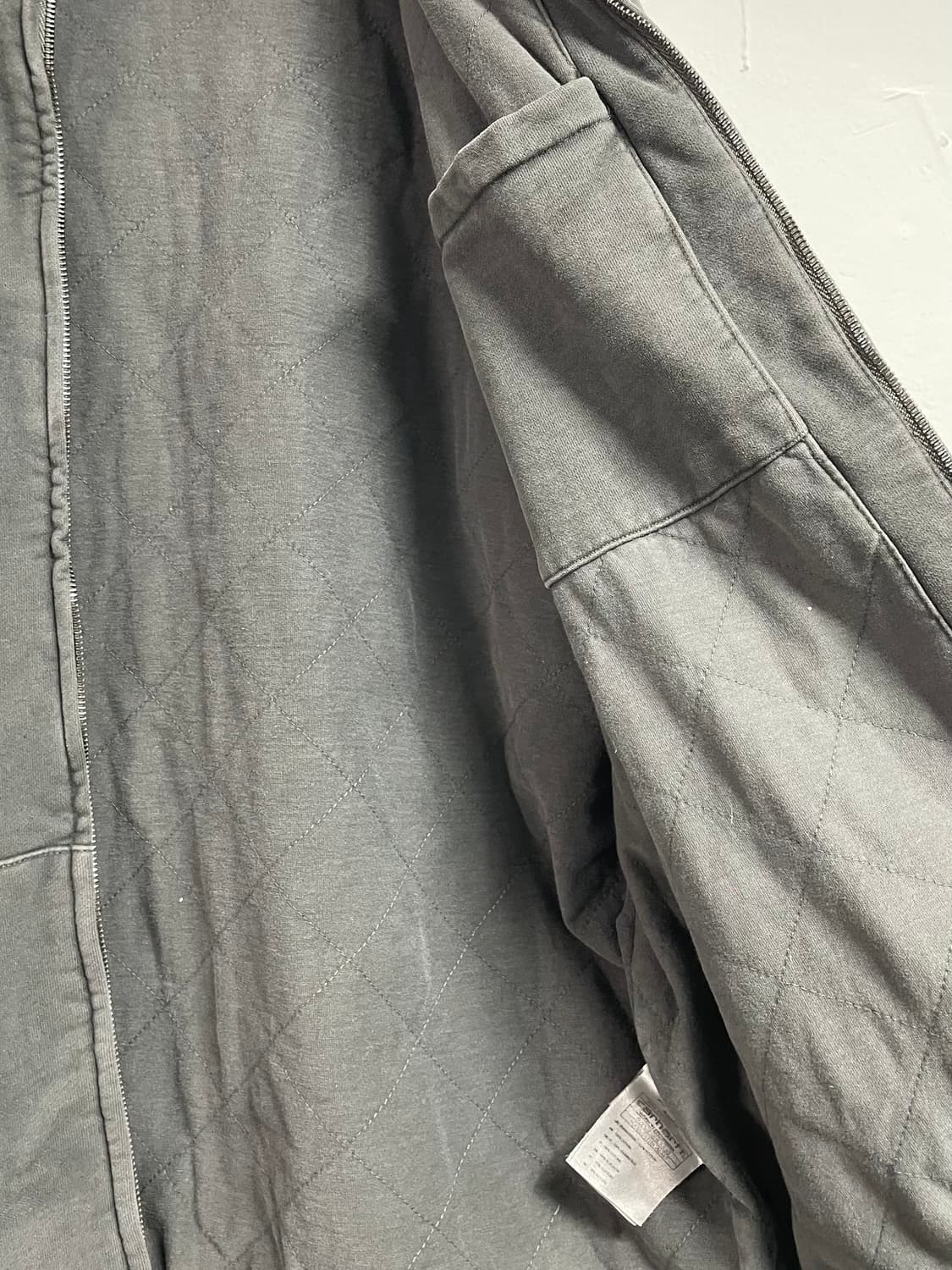 칼하트 웍스아웃 피그먼트 워싱 헤비 스웻 후드집업 (on.93)   상품이미지7