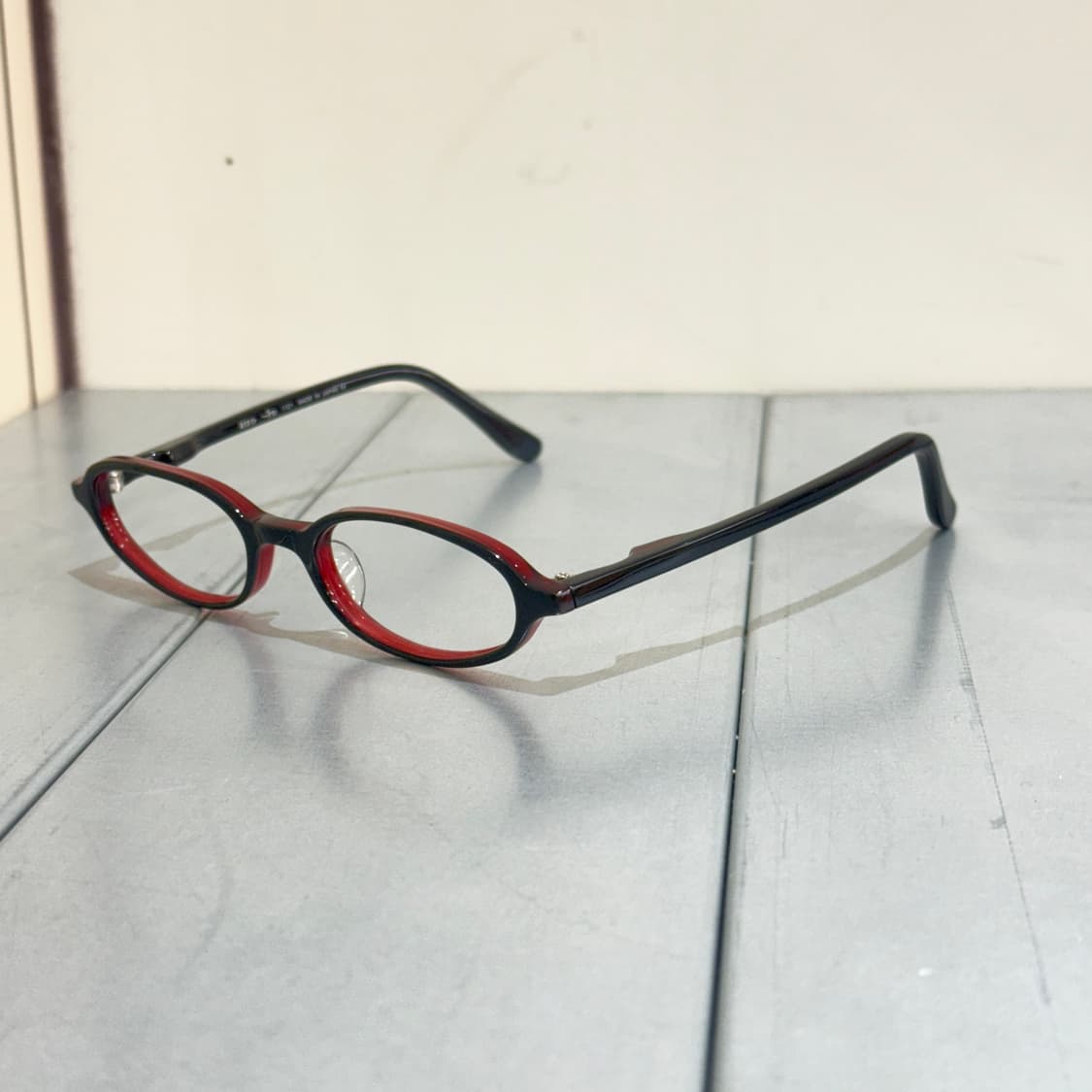일제 작은 빈티지 긱시크 뿔테안경 상품이미지4