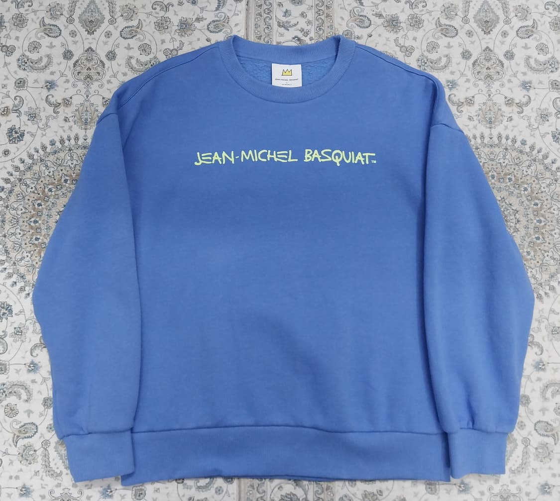 장 미셸 바스키아 맨투맨 블루 100 상품이미지1