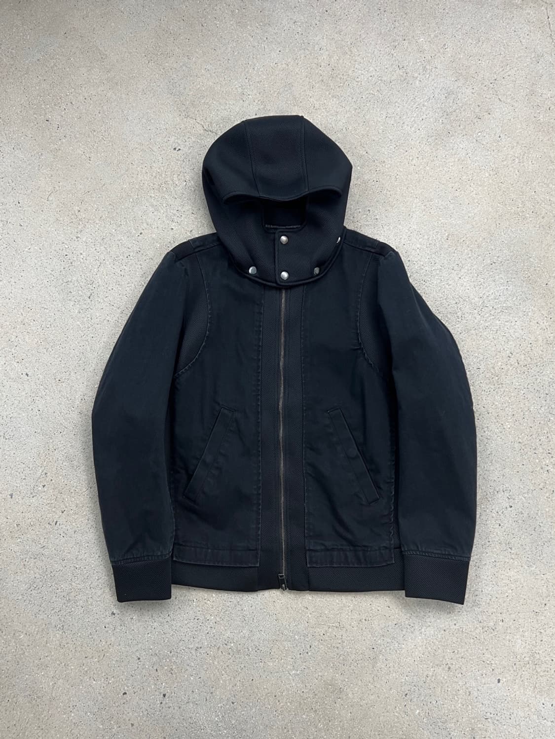 디젤 패브릭믹스 데님 / 메쉬 후드집업 상품이미지1