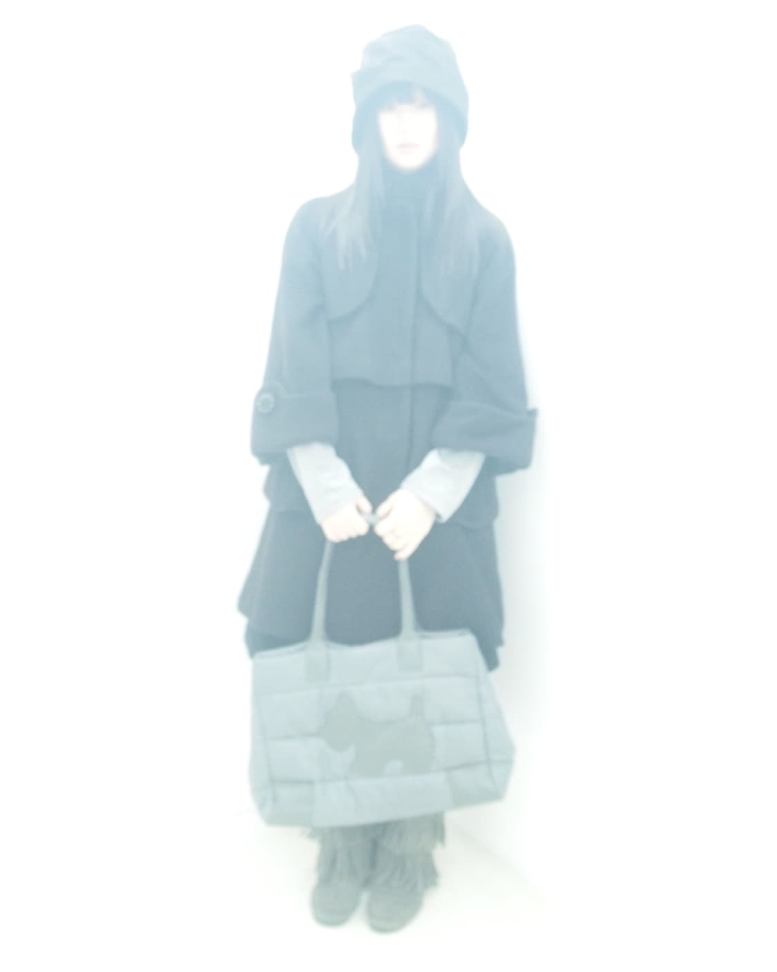 Layered cancan babydoll wool coat 상품이미지3
