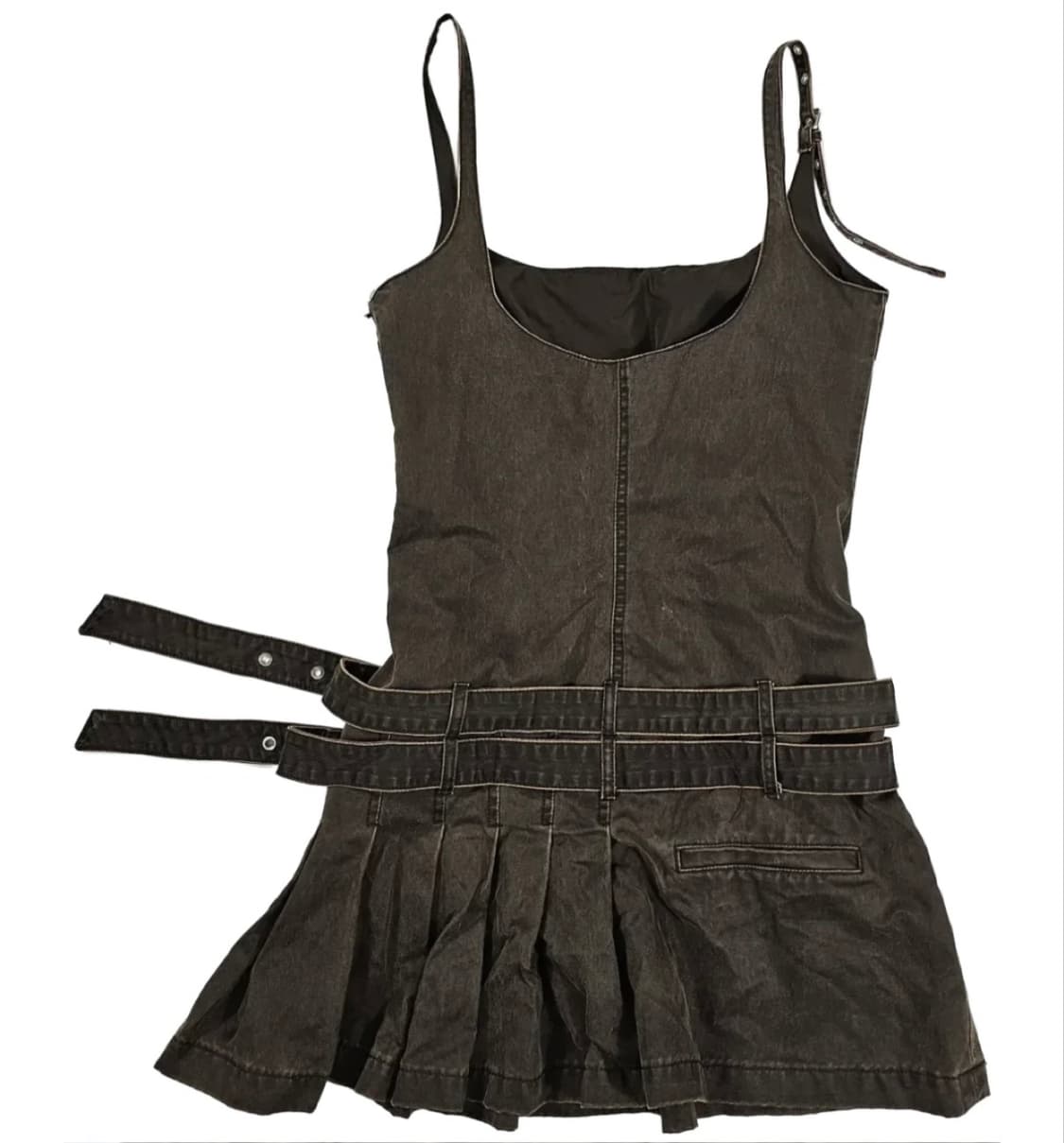 ZARA 벨트 스트랩 미니 원피스 S 상품이미지2