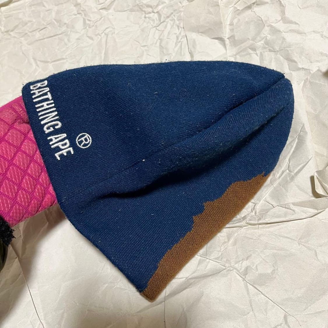 베이프 에이프 헤드 니트 비니 상품이미지3