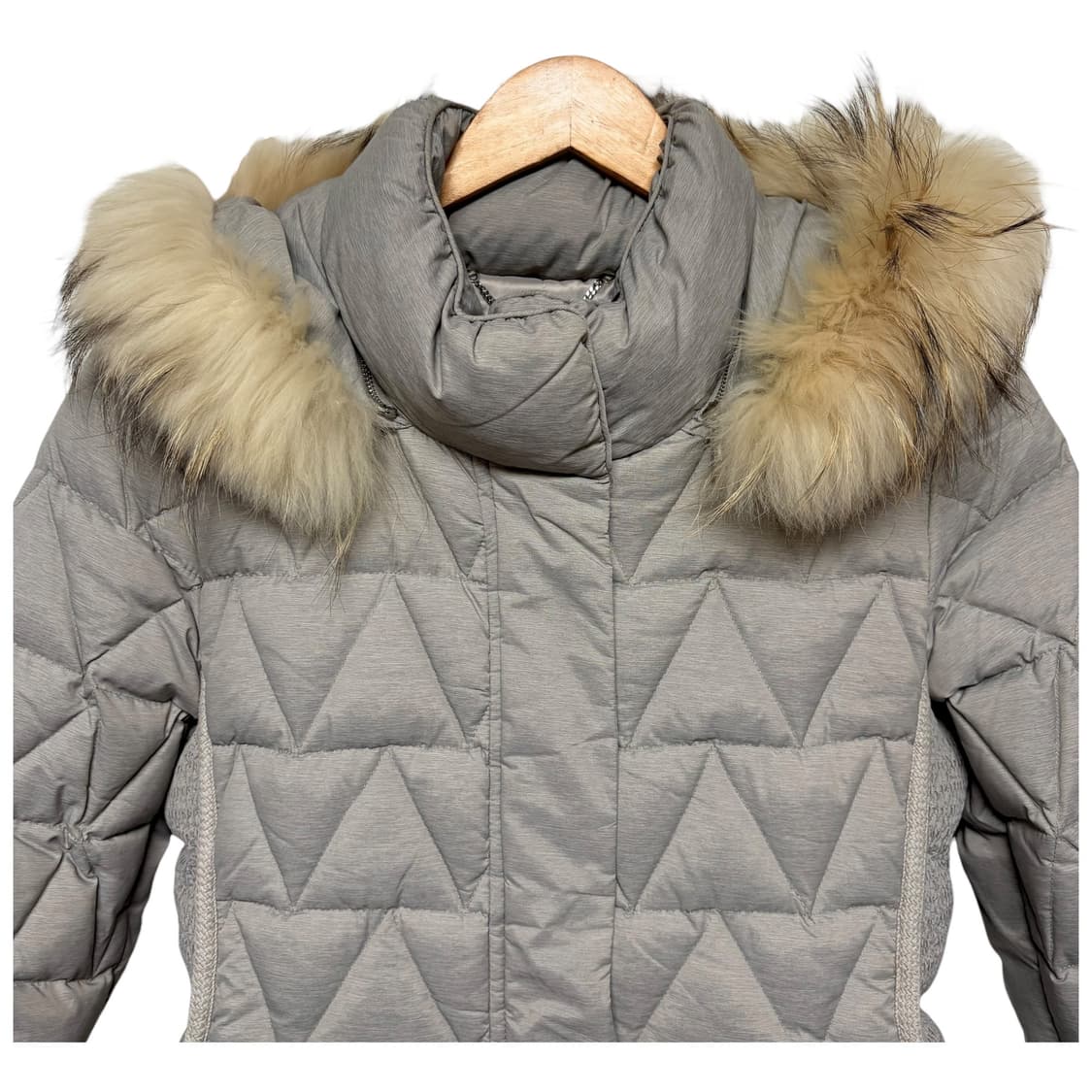 3730 이사베이 오리털 덕다운 라쿤퍼 패딩 상품이미지2