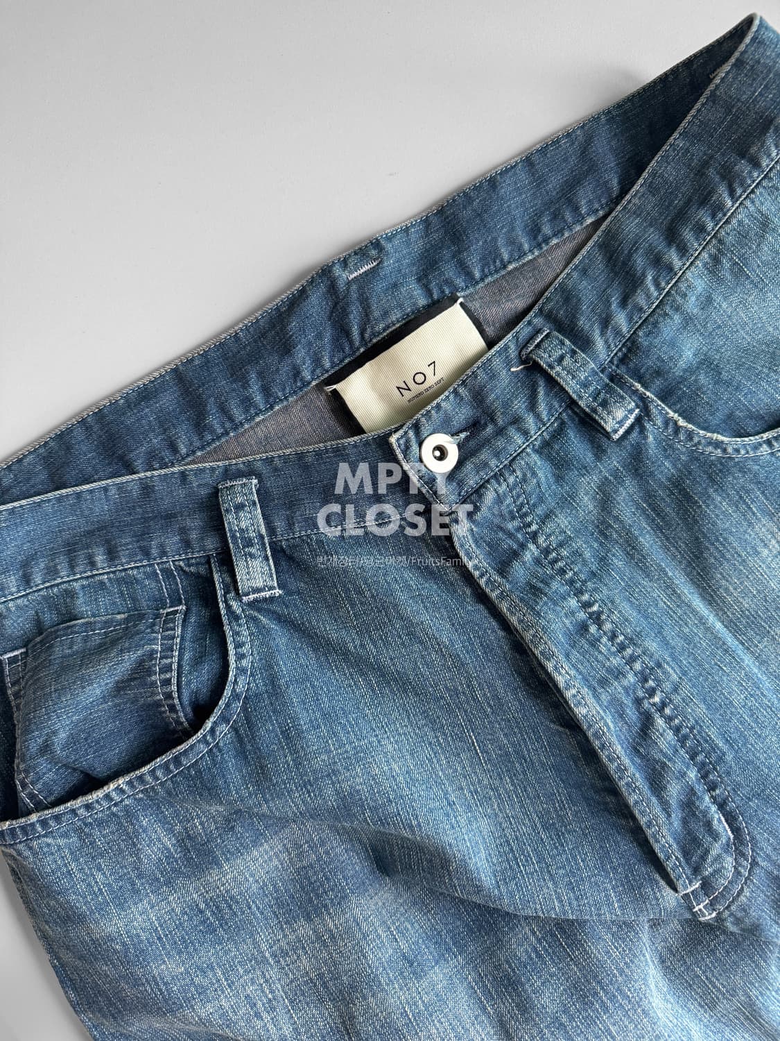 [L] Loom Osaka NO7 샴브레이 데님팬츠 상품이미지5