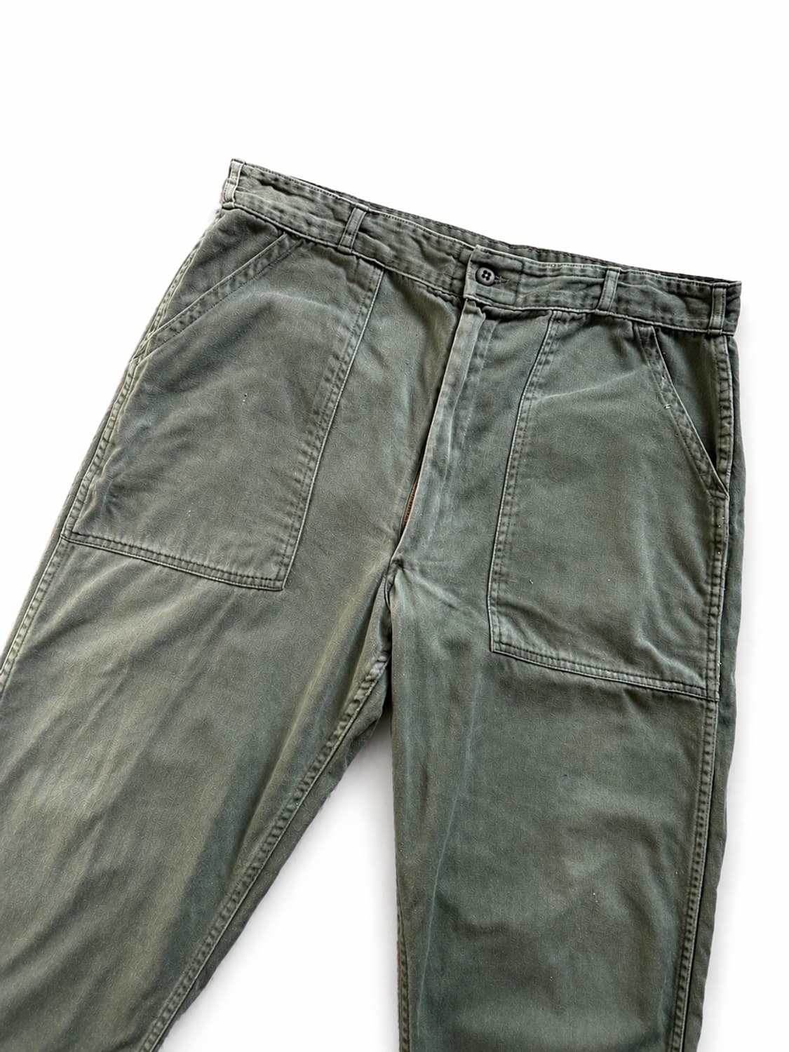 60s 미군 OG 107 퍼티그 팬츠 34" Zipper Fly 상품이미지2