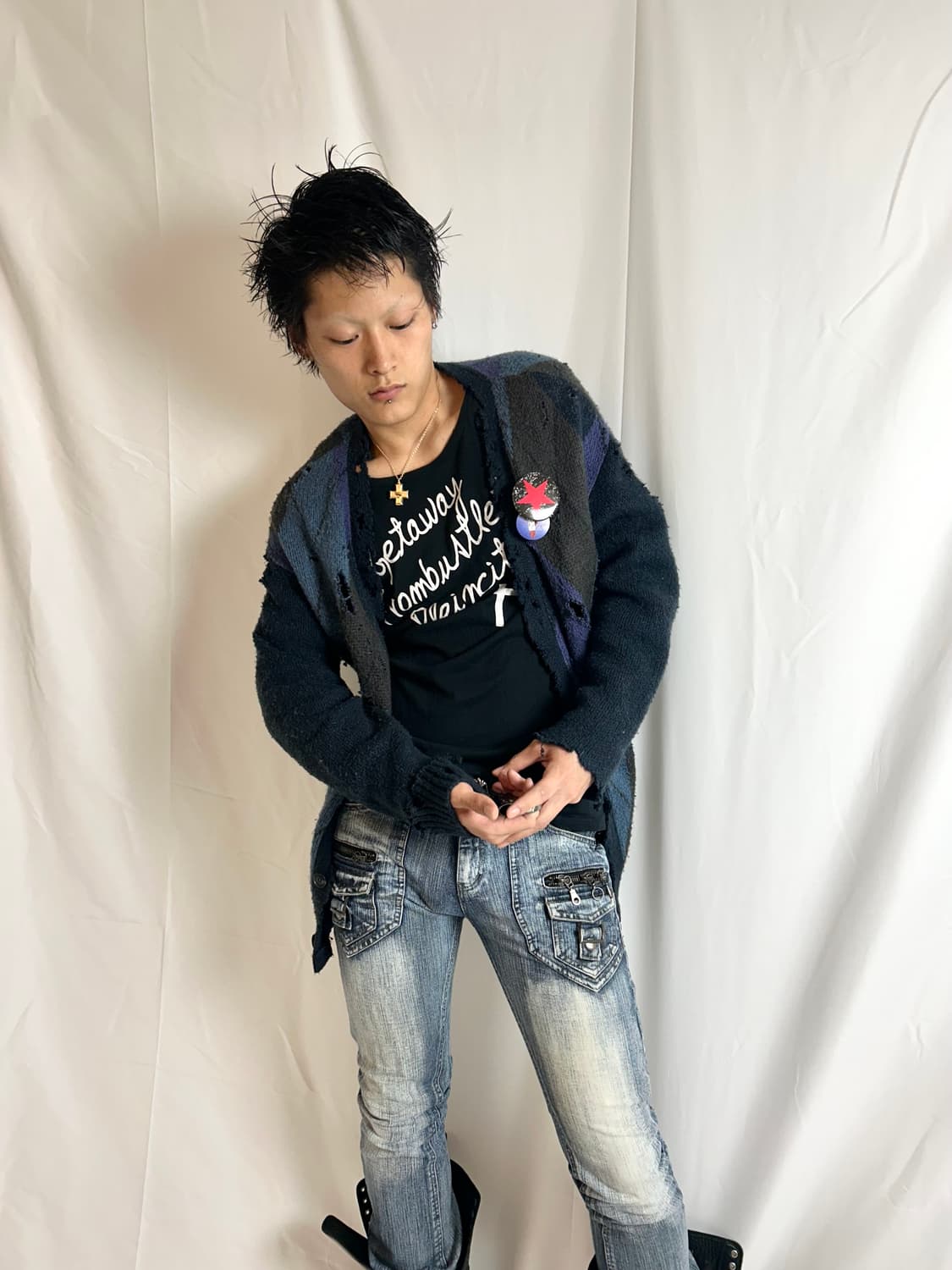 In The Attic Zipper Denim Slim pants 상품이미지5